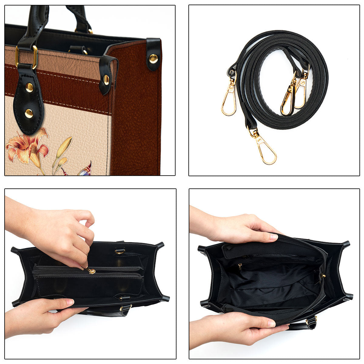 You Believe In God Beautiful Personalized Leather Bag For Women - Religious Gifts For Women