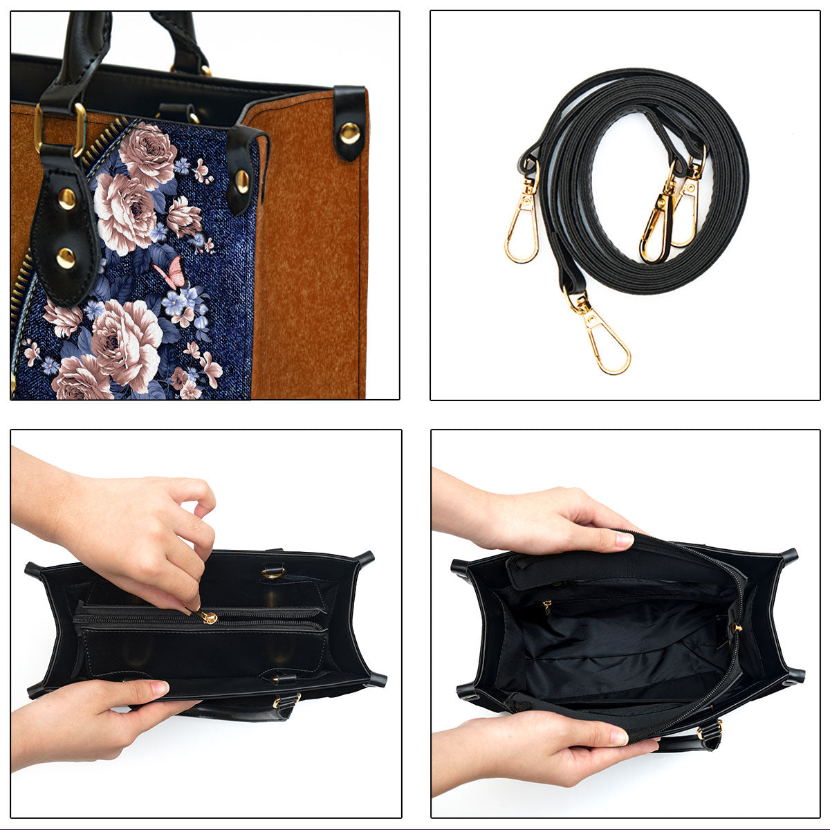 Zippered Leather Handbag With Handle With God All Things Are Possible Matthew 1926 Christ Gifts For Women Of God