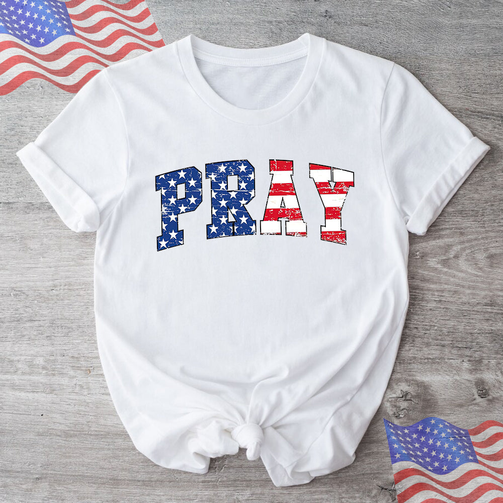 Pray T-shirt - Christian Shirt - Faith Shirt - Bible Verse Shirt For Women - Ciaocustom