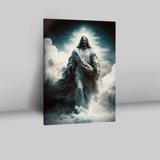 Jesus Walks On Water Canvas Pictures - Christian Wall Art - Jesus Canvas Art