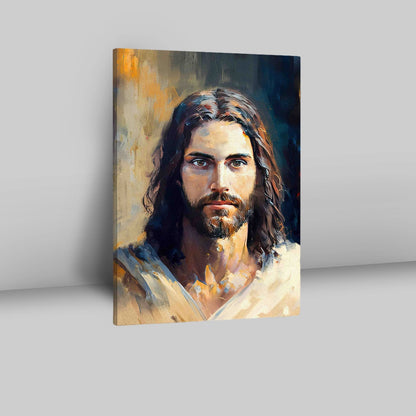 Jesus Face Canvas Pictures - Jesus Art Prints - Jesus Art - Christian Home Decor