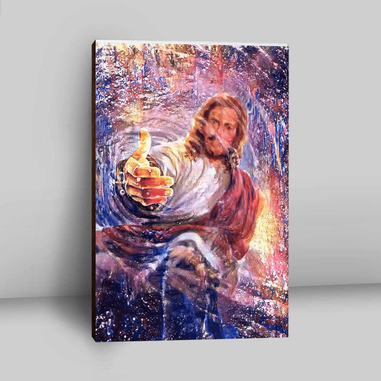 Hand Of God Knowing Jesus Canvas Wall Art - Christian Wall Art Decor - Religious Canvas Prints