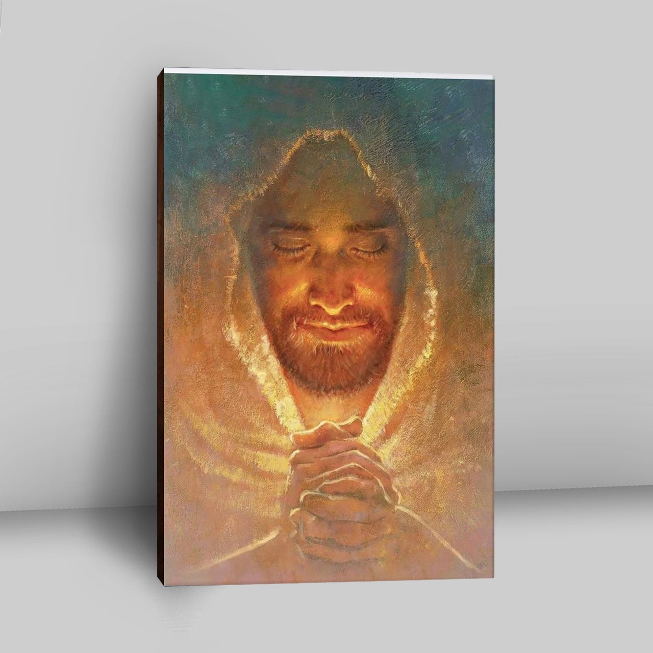 Jesus Pray The Peace Of God Canvas Prints - Jesus Christ Canvas Art - Christian Wall Decor