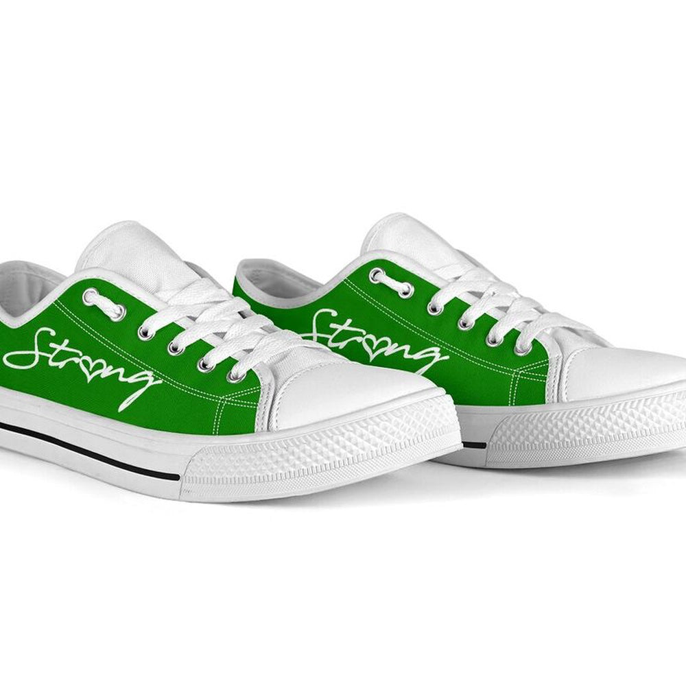 2Nd Grade All Green Shoes, Teacher Shoes, Low Top Sneakers
