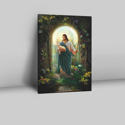 Jesus Hug A Lamb Canvas Pictures - Jesus Art Prints - Jesus Art - Christian Home Decor