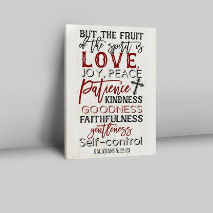 Fruit Of The Spirit Modern Farmhouse Style Canvas Prints - Bible Verse Wall Decor - Scripture Wall Art