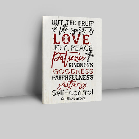 Fruit Of The Spirit Modern Farmhouse Style Canvas Prints - Bible Verse Wall Decor - Scripture Wall Art