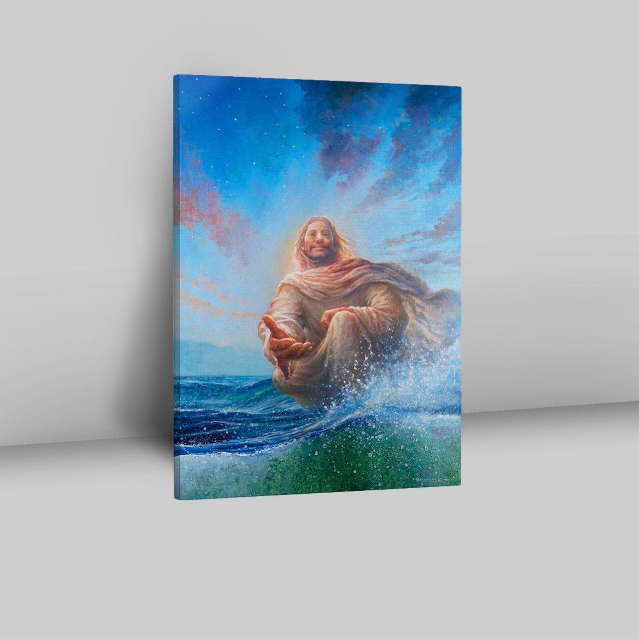 Jesus Stretched Out His Hand Canvas - God Of Wonders Canvas Pictures - Christian Wall Art