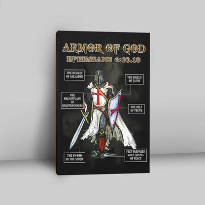 Amor Of God Warrior Of Christ Canvas Wall Art - Christian Home Decor - Religious Art