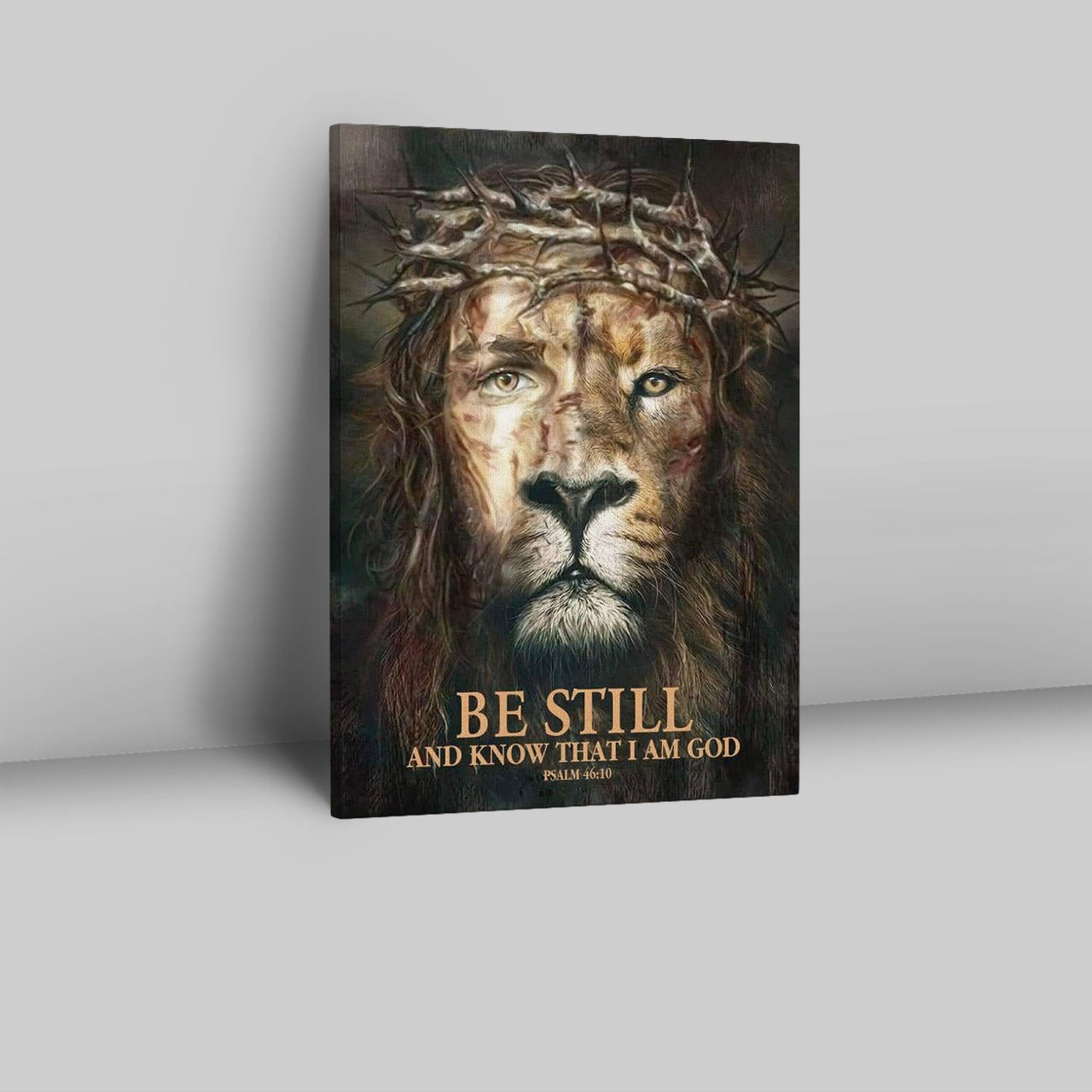Psalm 4610 Be Still And Know That I Am God Canvas Prints - Bible Verse Wall Decor - Scripture Wall Art