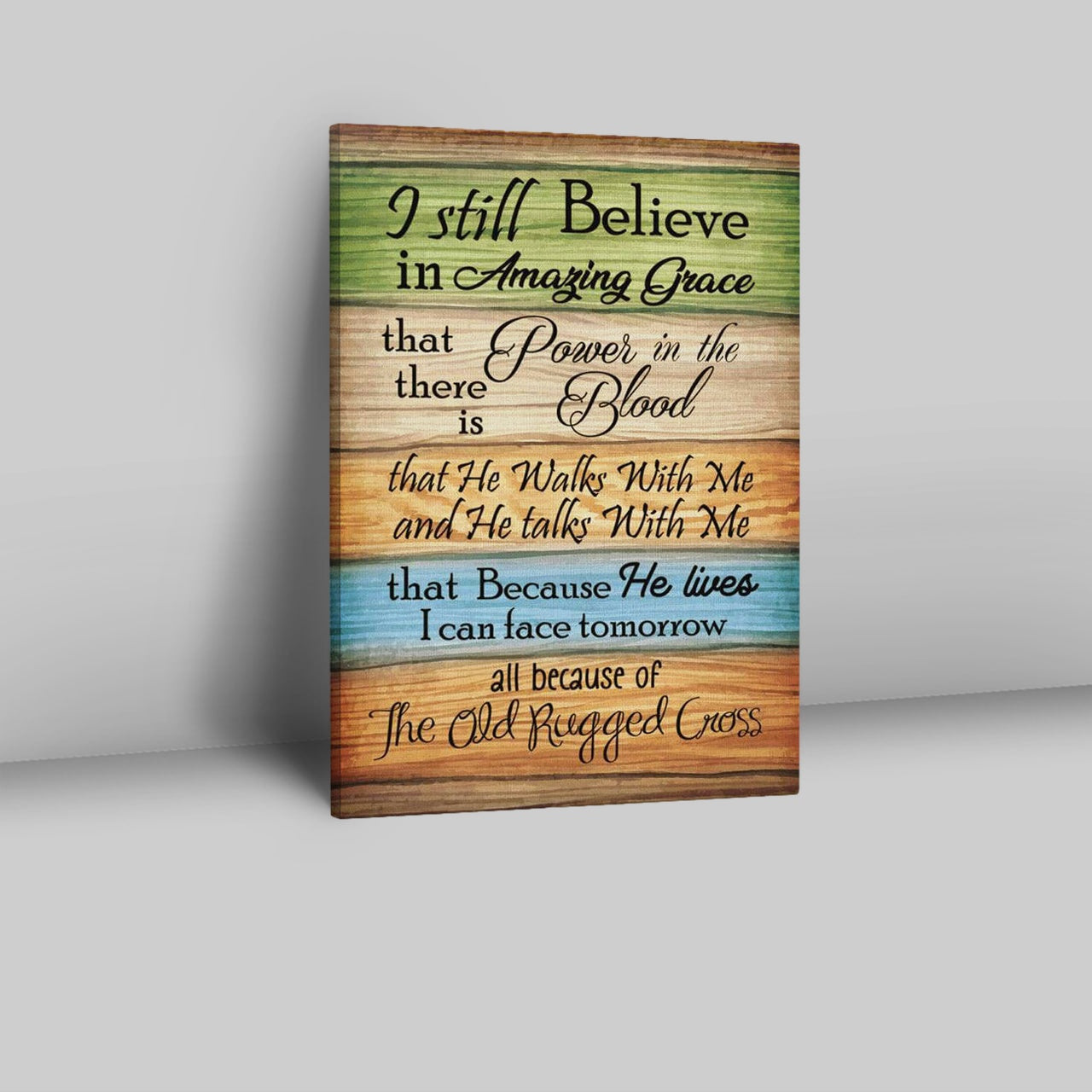 I Still Believe In Amazing Grace 2 Canvas Prints - Bible Verse Wall Decor - Scripture Wall Art