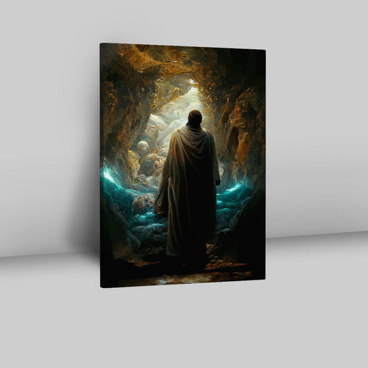 Jesus Rises From The Dead Canvas Pictures - Christian Wall Art - Jesus Canvas Art