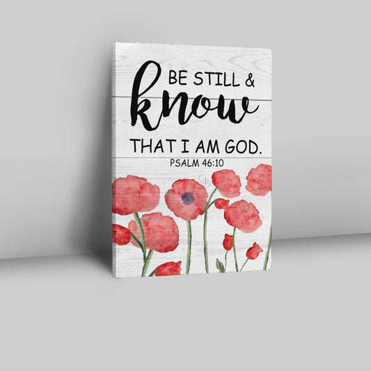 Be Still And Know That I Am God Psalm 4610 Bible Verse Wall Decor Art - Bible Verse Wall Decor - Scripture Wall Art