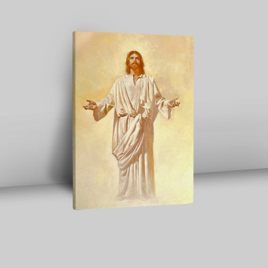 Jesus God With Open Arms Canvas Pictures - Christian Wall Art - Jesus Canvas Art