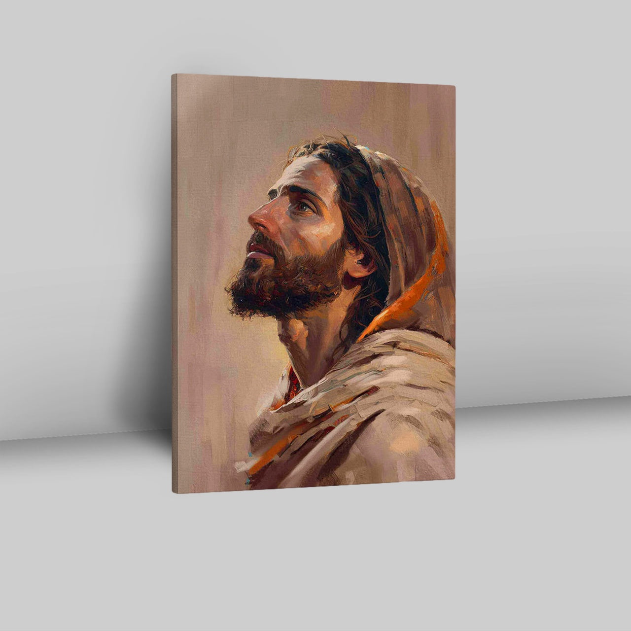 Jesus Christ Portrait Canvas - Jesus Art Prints - Jesus Art - Christian Home Decor