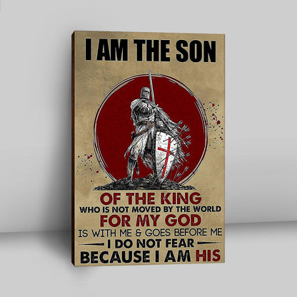 I Am The Son Warrior Canvas Wall Art - Christian Wall Canvas - Religious Canvas Prints