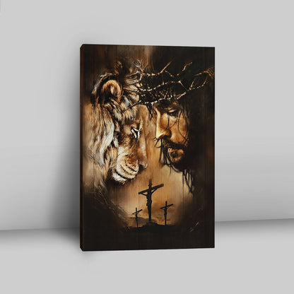 Lion Of Judah Canvas - Lion Canvas Print - Christian Wall Art - Religious Home Decor