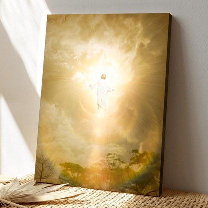 Jesus Canvas - Christian Gift - Jesus Canvas Painting - Jesus Canvas Art - Bible Verse Canvas Wall Art - Scripture Canvas - Ciaocustom