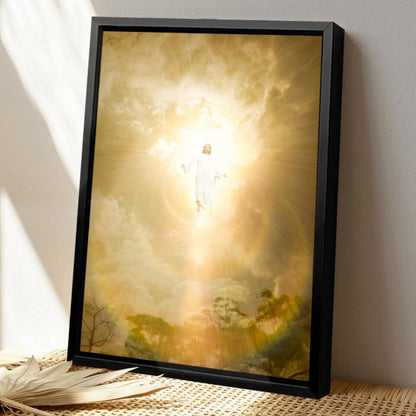 Jesus Canvas - Christian Gift - Jesus Canvas Painting - Jesus Canvas Art - Bible Verse Canvas Wall Art - Scripture Canvas - Ciaocustom