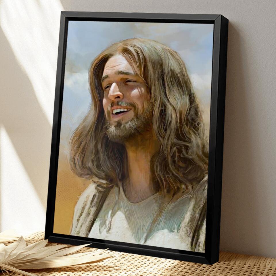 God Canvas 7 - Jesus Canvas - Christian Gift - Jesus Canvas Painting - Jesus Canvas Art - Bible Verse Canvas Wall Art - Scripture Canvas - Ciaocustom