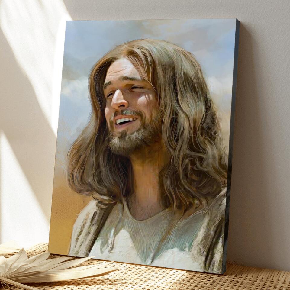 God Canvas 7 - Jesus Canvas - Christian Gift - Jesus Canvas Painting - Jesus Canvas Art - Bible Verse Canvas Wall Art - Scripture Canvas - Ciaocustom