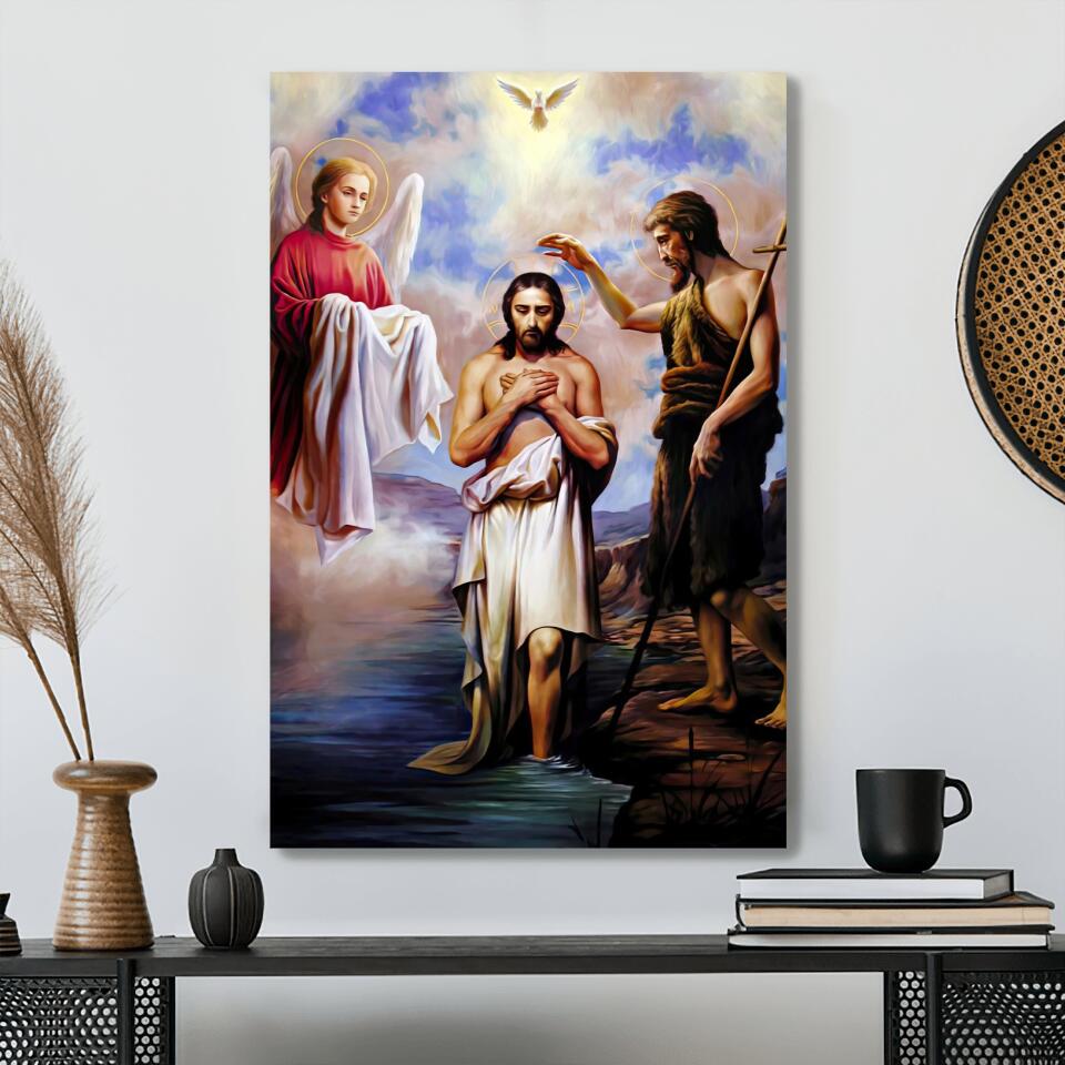 God Canvas 8 - Jesus Canvas - Christian Gift - Jesus Canvas Painting - Jesus Canvas Art - Bible Verse Canvas Wall Art - Scripture Canvas - Ciaocustom