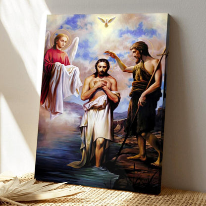 God Canvas 8 - Jesus Canvas - Christian Gift - Jesus Canvas Painting - Jesus Canvas Art - Bible Verse Canvas Wall Art - Scripture Canvas - Ciaocustom