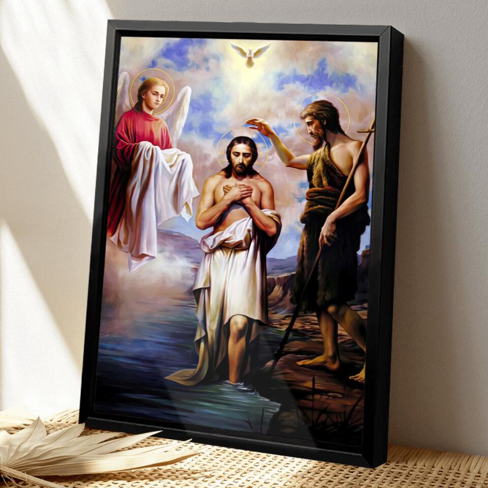 God Canvas 8 - Jesus Canvas - Christian Gift - Jesus Canvas Painting - Jesus Canvas Art - Bible Verse Canvas Wall Art - Scripture Canvas - Ciaocustom