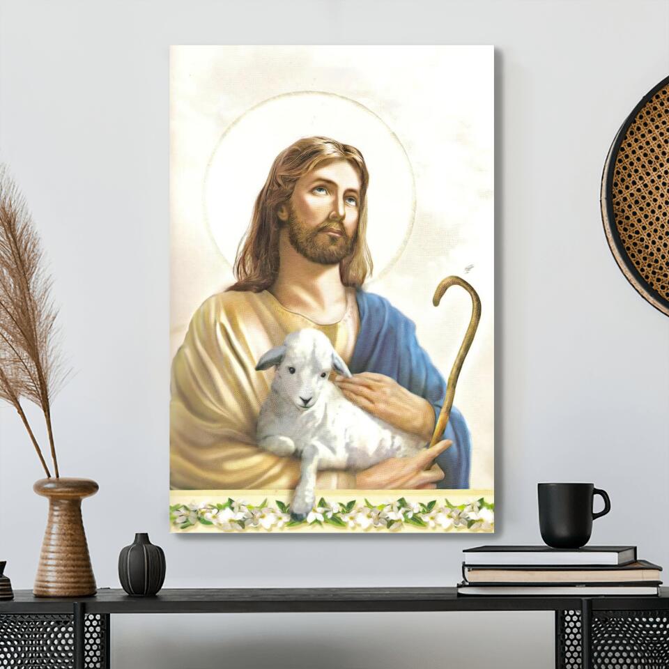 God Canvas 14 - Jesus Canvas - Christian Gift - Jesus Canvas Painting - Jesus Canvas Art - Bible Verse Canvas Wall Art - Scripture Canvas - Ciaocustom