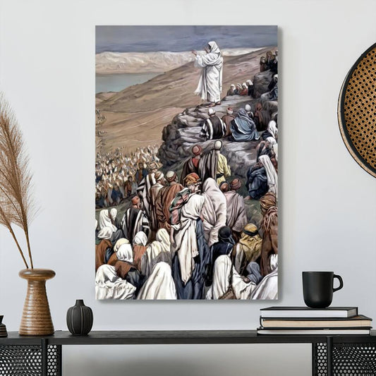 God Canvas 18 - Jesus Canvas - Christian Gift - Jesus Canvas Painting - Jesus Canvas Art - Bible Verse Canvas Wall Art - Scripture Canvas - Ciaocustom