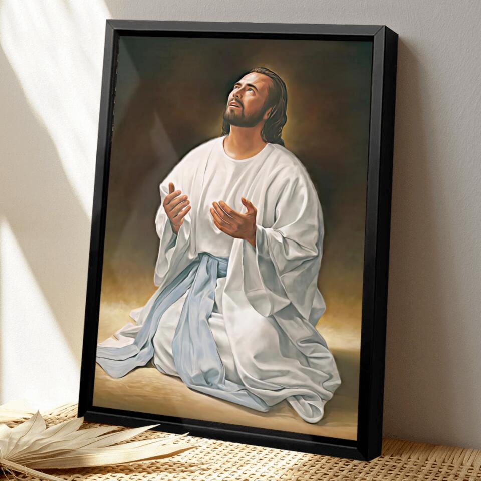 God Canvas 20 - Jesus Canvas - Christian Gift - Jesus Canvas Painting - Jesus Canvas Art - Bible Verse Canvas Wall Art - Scripture Canvas - Ciaocustom