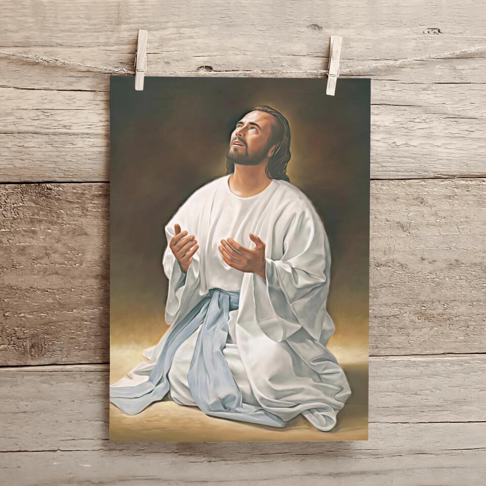 God Canvas 20 - Jesus Canvas - Christian Gift - Jesus Canvas Painting - Jesus Canvas Art - Bible Verse Canvas Wall Art - Scripture Canvas - Ciaocustom