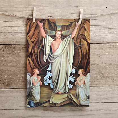 God Canvas 21 - Jesus Canvas - Christian Gift - Jesus Canvas Painting - Jesus Canvas Art - Bible Verse Canvas Wall Art - Scripture Canvas - Ciaocustom