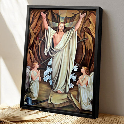 God Canvas 21 - Jesus Canvas - Christian Gift - Jesus Canvas Painting - Jesus Canvas Art - Bible Verse Canvas Wall Art - Scripture Canvas - Ciaocustom