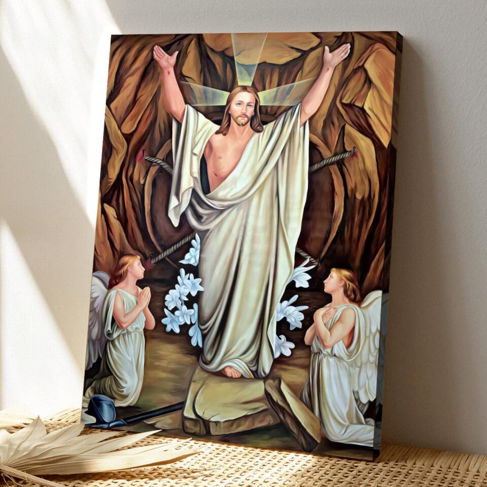 God Canvas 21 - Jesus Canvas - Christian Gift - Jesus Canvas Painting - Jesus Canvas Art - Bible Verse Canvas Wall Art - Scripture Canvas - Ciaocustom