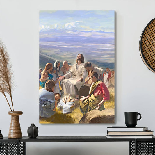 God Canvas 23 - Jesus Canvas - Christian Gift - Jesus Canvas Painting - Jesus Canvas Art - Bible Verse Canvas Wall Art - Scripture Canvas - Ciaocustom