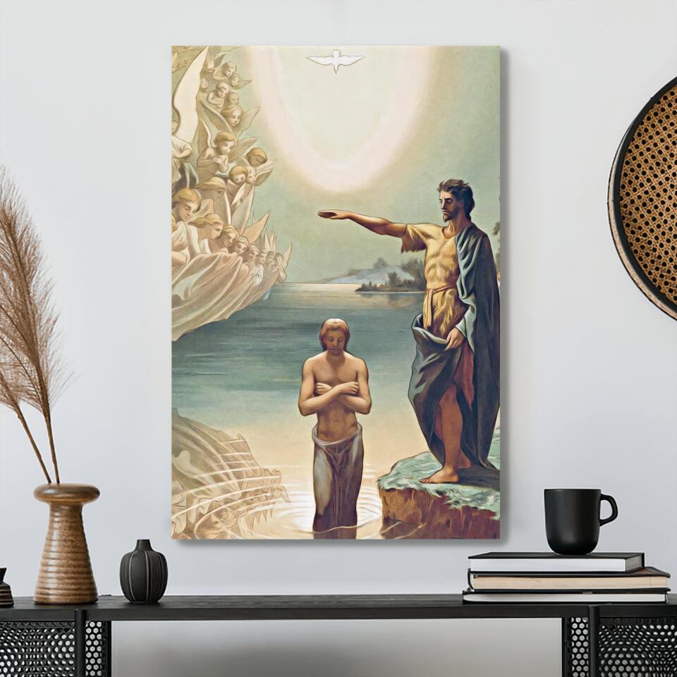 God Canvas 6 - Jesus Canvas - Christian Gift - Jesus Canvas Painting - Jesus Canvas Art - Bible Verse Canvas Wall Art - Scripture Canvas - Ciaocustom