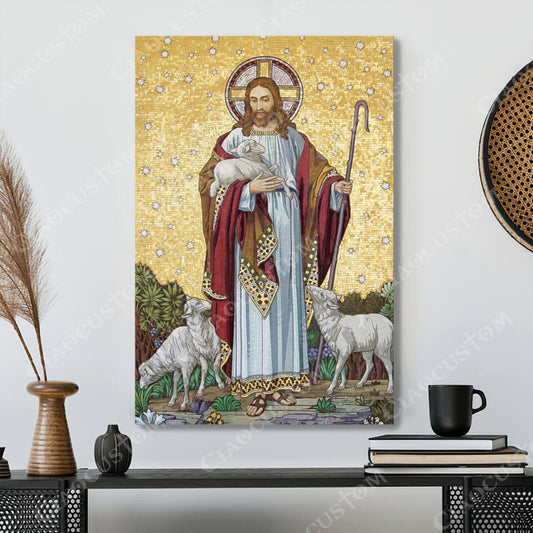 God Canvas 48 - Jesus Canvas - Christian Gift - Jesus Canvas Painting - Jesus Canvas Art - Bible Verse Canvas Wall Art - Scripture Canvas - Ciaocustom