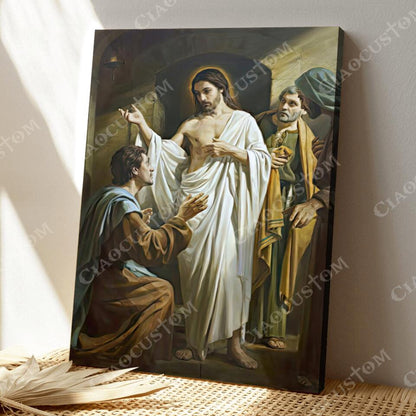 God Canvas 52 - Jesus Canvas - Christian Gift - Jesus Canvas Painting - Jesus Canvas Art - Bible Verse Canvas Wall Art - Scripture Canvas - Ciaocustom