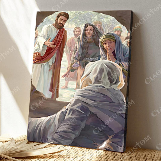 God Canvas 57 - Jesus Canvas - Christian Gift - Jesus Canvas Painting - Jesus Canvas Art - Bible Verse Canvas Wall Art - Scripture Canvas - Ciaocustom