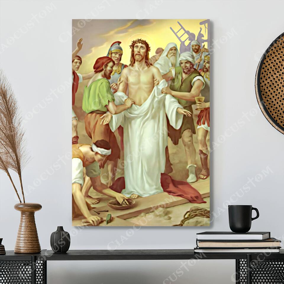 God Canvas 58 - Jesus Canvas - Christian Gift - Jesus Canvas Painting - Jesus Canvas Art - Bible Verse Canvas Wall Art - Scripture Canvas - Ciaocustom