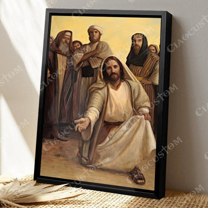 Fourteenth Sunday in Ordinary Time - Jesus Canvas - Jesus Canvas Painting - Jesus Canvas Art - Scripture Canvas - Ciaocustom