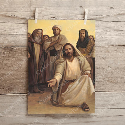 Fourteenth Sunday in Ordinary Time - Jesus Canvas - Jesus Canvas Painting - Jesus Canvas Art - Scripture Canvas - Ciaocustom