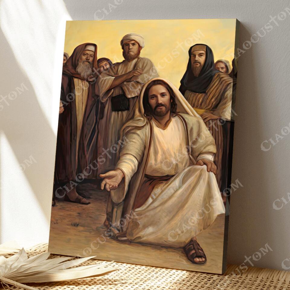 Fourteenth Sunday in Ordinary Time - Jesus Canvas - Jesus Canvas Painting - Jesus Canvas Art - Scripture Canvas - Ciaocustom