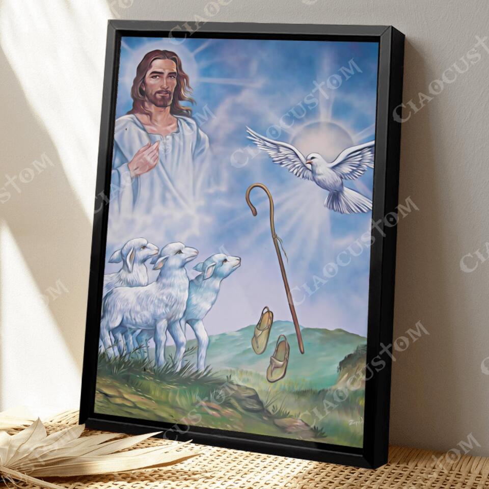 God Canvas 68 - Jesus Canvas - Christian Gift - Jesus Canvas Painting - Jesus Canvas Art - Bible Verse Canvas Wall Art - Scripture Canvas - Ciaocustom