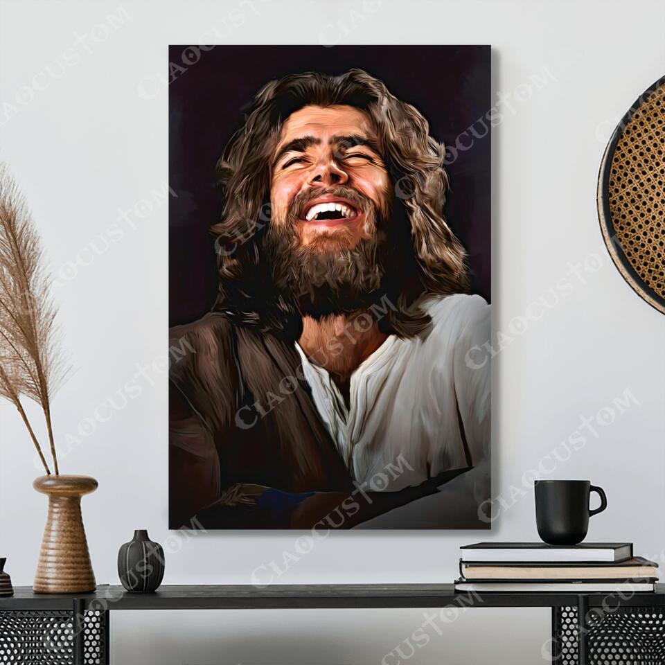 God Canvas 69 - Jesus Canvas - Christian Gift - Jesus Canvas Painting - Jesus Canvas Art - Bible Verse Canvas Wall Art - Scripture Canvas - Ciaocustom