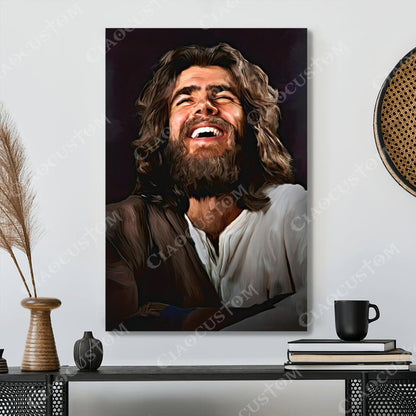 God Canvas 69 - Jesus Canvas - Christian Gift - Jesus Canvas Painting - Jesus Canvas Art - Bible Verse Canvas Wall Art - Scripture Canvas - Ciaocustom