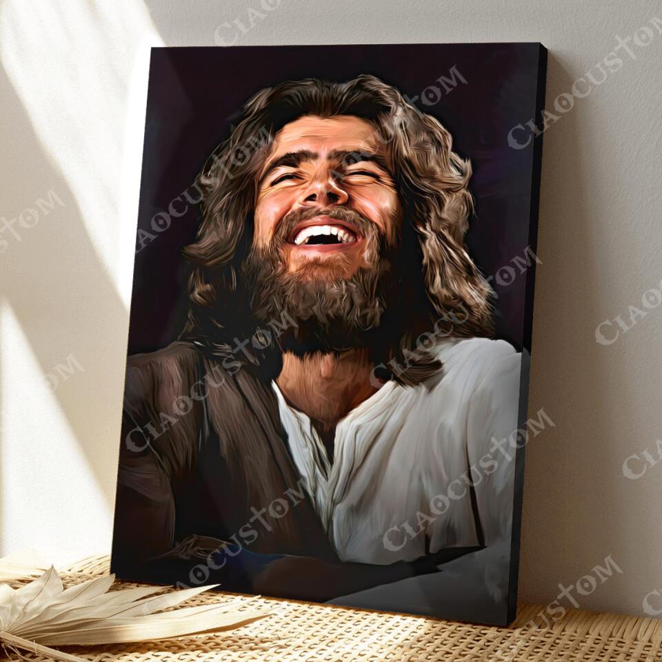 God Canvas 69 - Jesus Canvas - Christian Gift - Jesus Canvas Painting - Jesus Canvas Art - Bible Verse Canvas Wall Art - Scripture Canvas - Ciaocustom