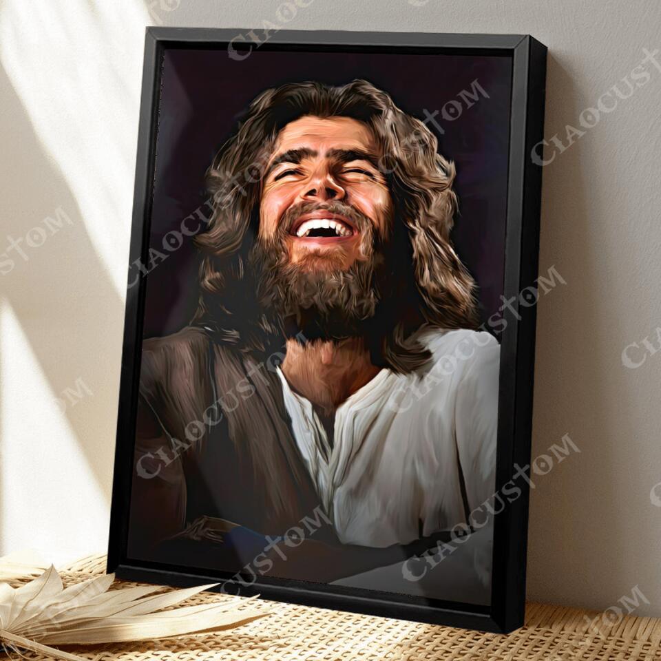 God Canvas 69 - Jesus Canvas - Christian Gift - Jesus Canvas Painting - Jesus Canvas Art - Bible Verse Canvas Wall Art - Scripture Canvas - Ciaocustom