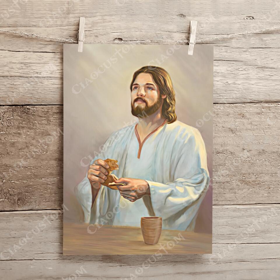 God Canvas 71 - Jesus Canvas - Christian Gift - Jesus Canvas Painting - Jesus Canvas Art - Bible Verse Canvas Wall Art - Scripture Canvas - Ciaocustom